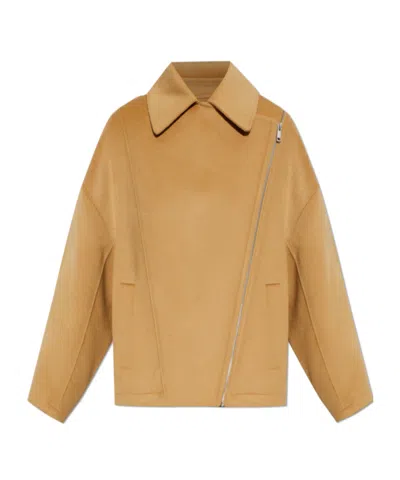 Iro Long-sleeved Casual Jacket In Brown