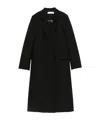 Iro Matha Double-breasted Coat In Black