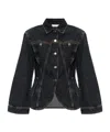 Iro Long-sleeved Denim Jacket In Black