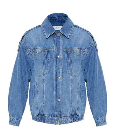 Iro Long-sleeved Denim Jacket In Blue
