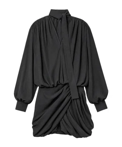 Iro Long-sleeved Dress In Black