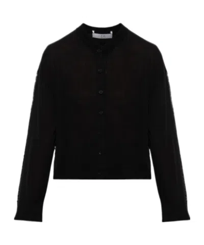 Iro Iconia Buttoned Cardigan In Black