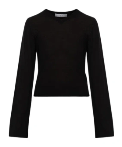Iro Long-sleeved Knitwear In Black