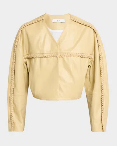 Iro Lonis Crop Leather Jacket