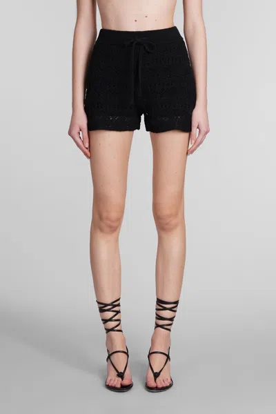 Iro Loreen Shorts In Black Viscose