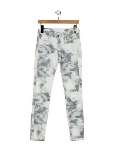 Pre-owned Iro Low-rise Skinny Leg Jeans In Blue