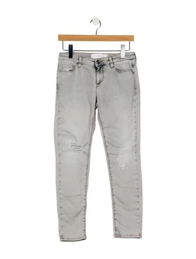 Pre-owned Iro Low-rise Skinny Leg Jeans In Blue