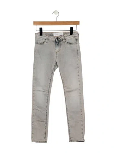 Pre-owned Iro Low-rise Skinny Leg Jeans In Blue