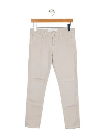 Pre-owned Iro Low-rise Skinny Leg Jeans In Gray