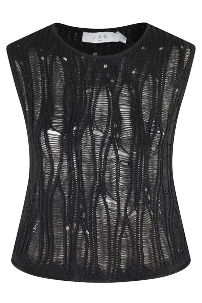 Iro Loza Sleeveless Top In Black
