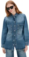 Iro Lydie Overshirt Blue Vintage