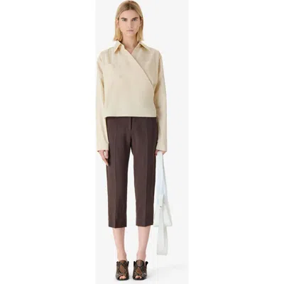 Iro Lyra Poplin Shirt In Brown