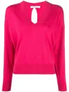 Iro Maddio Cut-out Jumper In Pink