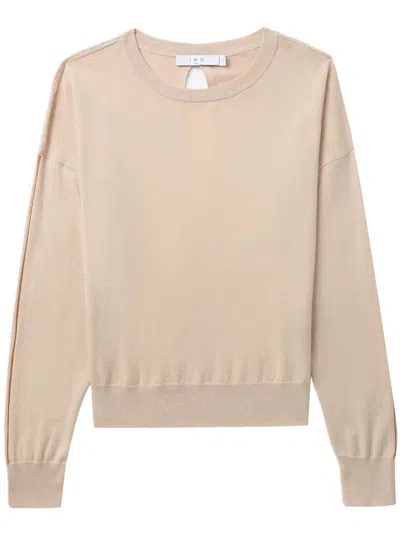 Iro Mae Cut-out Jumper In Neutrals