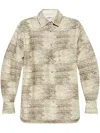 Iro Printed Overshirt In Textured Fabric