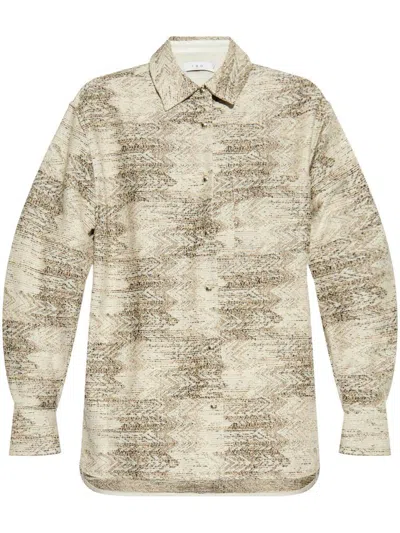 IRO IRO MALINI PRINTED OVERSHIRT