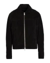 Iro Man Jacket Black Size Xl Lambskin In Black