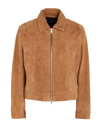 Iro Man Jacket Camel Size Xl Lambskin In Brown