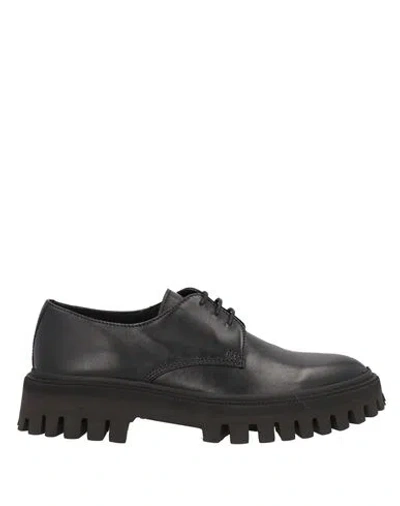 Iro Man Lace-up Shoes Black Size 8 Leather