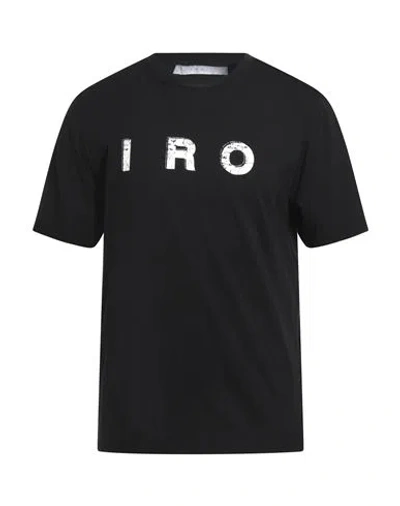 Iro Man T-shirt Black Size Xl Cotton