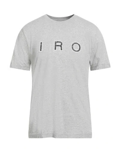 Iro Man T-shirt Light Grey Size L Cotton In Gray