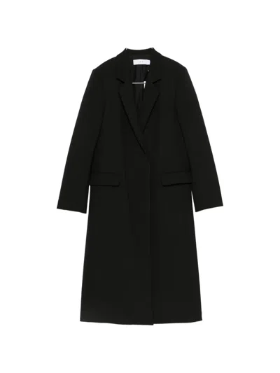 Iro Matha Double-breasted Coat In Black