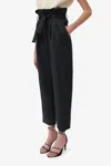Iro Melanie High Waist Pant In Dark Grey In Black