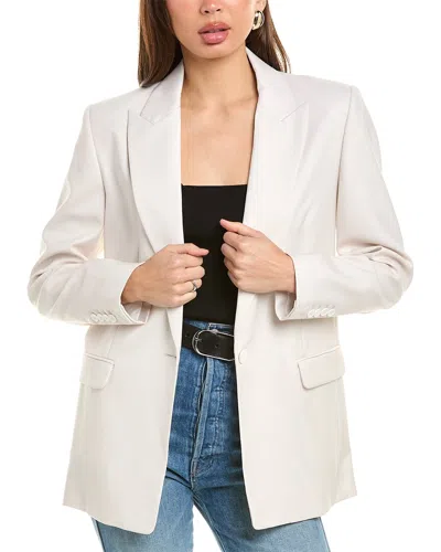 Iro Mella Wool-blend Jacket In White