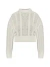 Iro Long-sleeved Sweater In Neutral