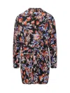 Iro Mini Dress Merera Print In Black