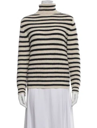 Pre-owned Iro Merino Wool Striped Sweater In Neutrals