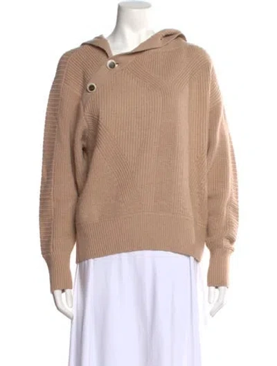 Pre-owned Iro Merino Wool Turtleneck Sweater In Brown