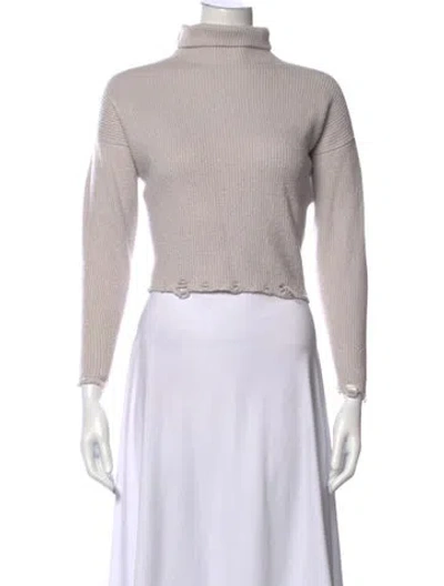 Pre-owned Iro Merino Wool Turtleneck Sweater In Grey