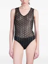 Iro Zouise Body In Black Polyester In Black