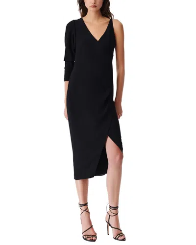 Iro Kenzia Long Asymmetrical Dress In Black