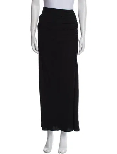 Pre-owned Iro Midi Length Skirt In Black
