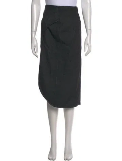 Pre-owned Iro Midi Length Skirt In Black
