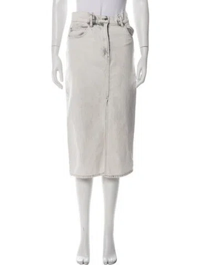 Pre-owned Iro Midi Length Skirt In Gray