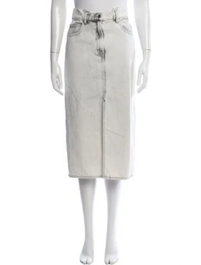 Pre-owned Iro Midi Length Skirt In Gray