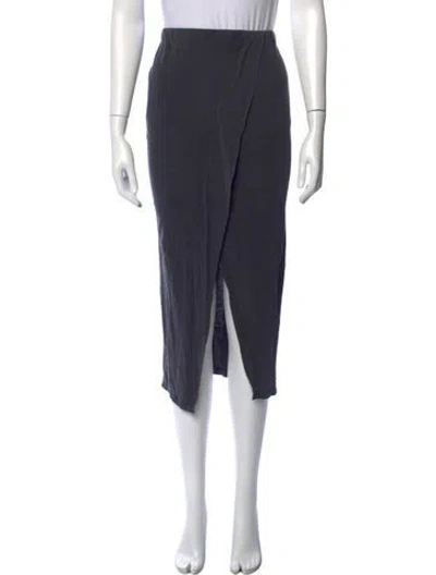 Pre-owned Iro Midi Length Skirt In Grey