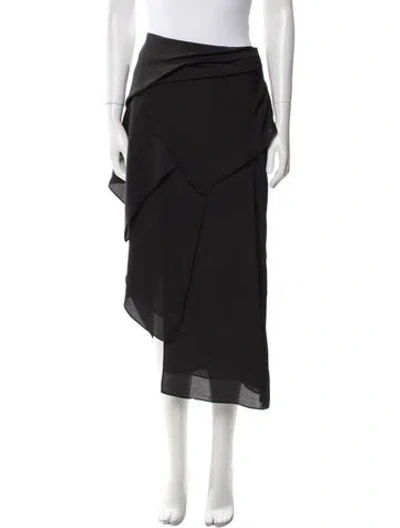Pre-owned Iro Midi Length Skirt W/ Tags In Black