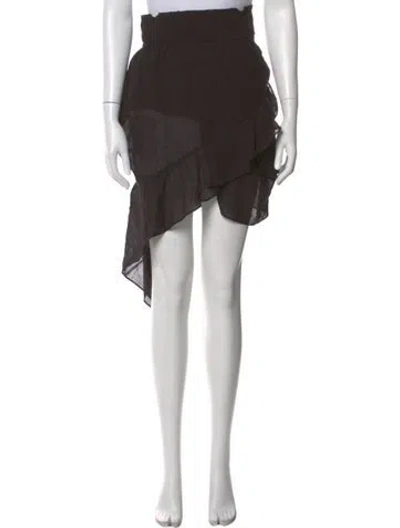 Pre-owned Iro Midi Length Skirt W/ Tags In Black
