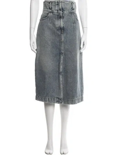 Pre-owned Iro Midi Length Skirt W/ Tags In Blue