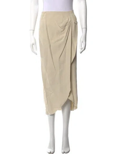 Pre-owned Iro Midi Length Skirt W/ Tags In Neutral