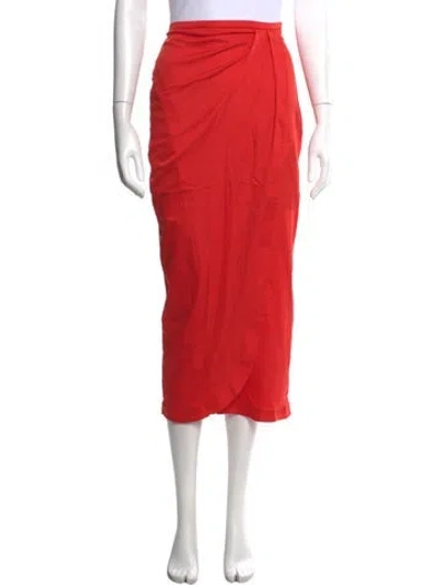 Pre-owned Iro Midi Length Skirt W/ Tags In Red