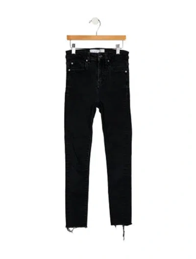 Pre-owned Iro Mid-rise Skinny Leg Jeans In Black