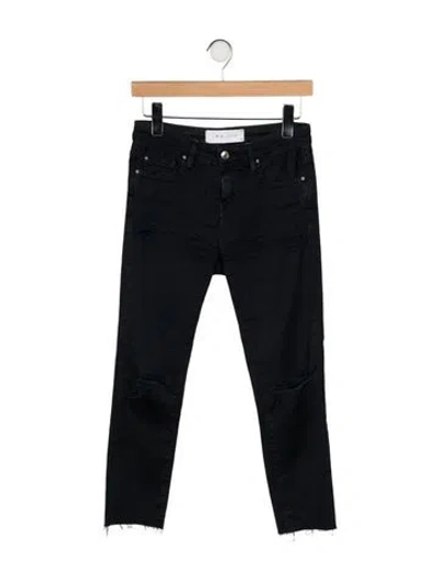 Pre-owned Iro Mid-rise Skinny Leg Jeans In Black