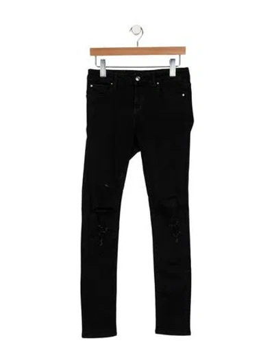 Pre-owned Iro Mid-rise Skinny Leg Jeans In Black