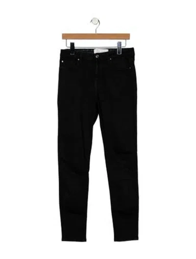 Pre-owned Iro Mid-rise Skinny Leg Jeans In Black