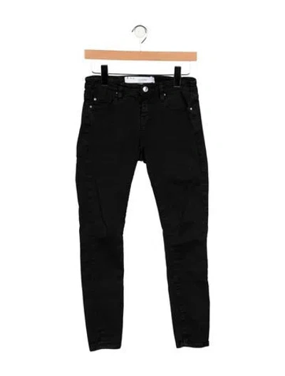 Pre-owned Iro Mid-rise Skinny Leg Jeans In Black